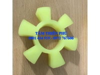 khớp nói nhựa PU 6 cánh màu vàng