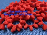 Khớp nối nhựa PU đỏ 8 cánh